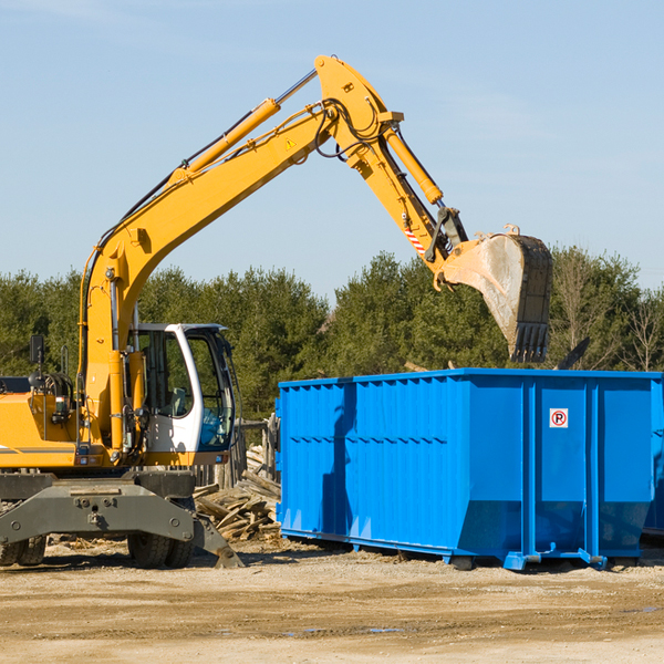 can i choose the location where the residential dumpster will be placed in Reading NY